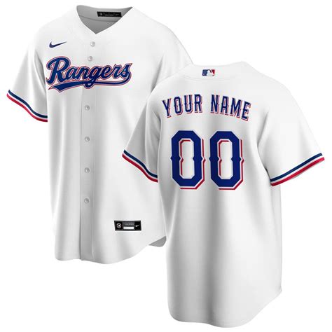 men's texas rangers nike white home replica custom jersey|Men's Texas Rangers Nike White Home Replica Team Jersey.